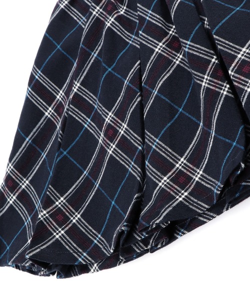 BRANSHES(ブランシェス)の「チェックスカート(スカート・キッズ・ネイビー/ベージュ・S/XL/L/M)」の14枚目の写真