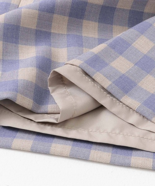 URBAN RESEARCH Sonny Label（アーバンリサーチサニーレーベル）の「【WEB限定】ギンガムチェックイージーパンツ（その他パンツ・レディース・ブラック/ブルー・FREE）」の18枚目の写真