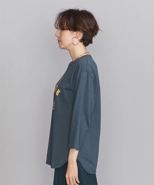 bibmilk（ビブミルク）の「＜bibmilk＞ベースボール Tシャツ（Tシャツ/カットソー・レディース・ホワイト/ブラック/ネイビー・FREE）」の14枚目の写真