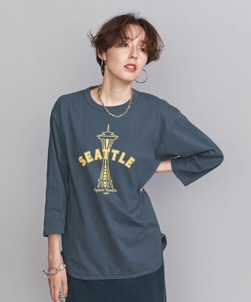 bibmilk（ビブミルク）の「＜bibmilk＞ベースボール Tシャツ（Tシャツ/カットソー・レディース・ホワイト/ブラック/ネイビー・FREE）」の7枚目の写真