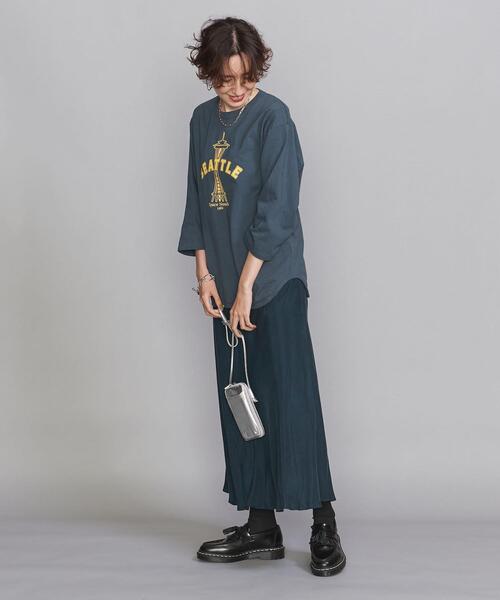 bibmilk（ビブミルク）の「＜bibmilk＞ベースボール Tシャツ（Tシャツ/カットソー・レディース・ホワイト/ブラック/ネイビー・FREE）」の12枚目の写真