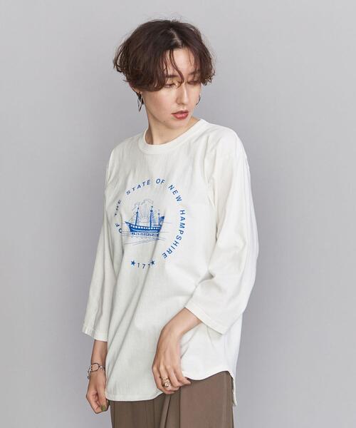 bibmilk（ビブミルク）の「＜bibmilk＞ベースボール Tシャツ（Tシャツ/カットソー・レディース・ホワイト/ブラック/ネイビー・FREE）」の10枚目の写真