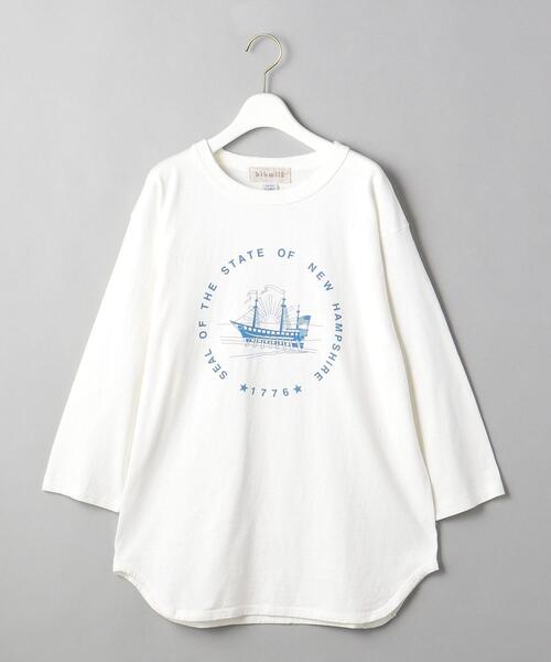 bibmilk（ビブミルク）の「＜bibmilk＞ベースボール Tシャツ（Tシャツ/カットソー・レディース・ホワイト/ブラック/ネイビー・FREE）」の21枚目の写真