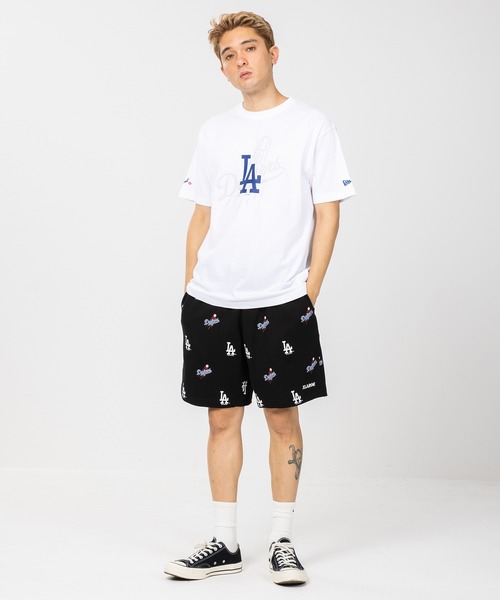 XLARGE（エクストララージ）の「XLARGE×NEWERA×DODGERS SWEAT SHORT PANTS（その他パンツ・メンズ・ホワイト/ブラック・XL/L/S/M）」の21枚目の写真