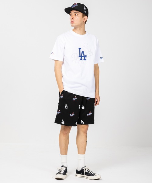 XLARGE（エクストララージ）の「XLARGE×NEWERA×DODGERS SWEAT SHORT PANTS（その他パンツ・メンズ・ホワイト/ブラック・XL/L/S/M）」の22枚目の写真