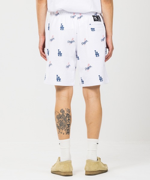 XLARGE（エクストララージ）の「XLARGE×NEWERA×DODGERS SWEAT SHORT PANTS（その他パンツ・メンズ・ホワイト/ブラック・XL/L/S/M）」の5枚目の写真