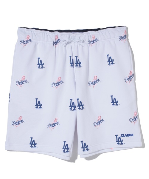 XLARGE（エクストララージ）の「XLARGE×NEWERA×DODGERS SWEAT SHORT PANTS（その他パンツ・メンズ・ホワイト/ブラック・XL/L/S/M）」の7枚目の写真