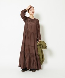 CIAOPANIC | レーヨンシャンタンティアードワンピース(ワンピース)