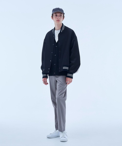 UNITED TOKYO(ユナイテッドトウキョウ)の「シルクウールオーバーサイズスタジャン(スタジャン・メンズ・ブラック/グレー・FREE)」の20枚目の写真