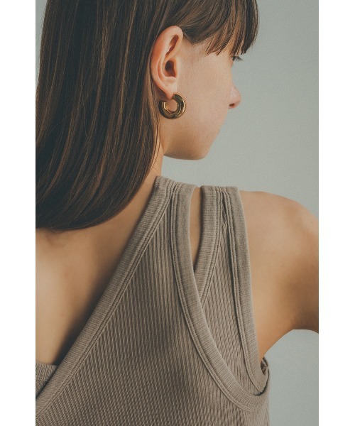 CLANE(クラネ)の「CLANE ONE SHOULDER LAYERD TANK TOPS(Tシャツ/カットソー・レディース・ベージュ・2/1)」の5枚目の写真