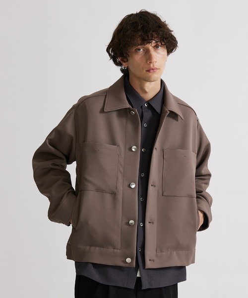 UNITED TOKYO（ユナイテッドトウキョウ）の「トリプルクロスストレッチJK（ブルゾン・メンズ・ブラック/ブラウン/パープル・1/3/2）」の6枚目の写真