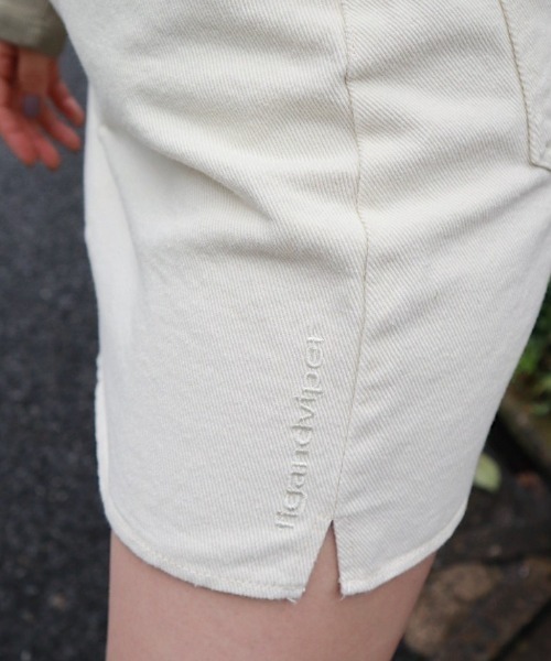 FIG&VIPER（フィグアンドバイパー）の「カツラギLOGOミニSK（スカート・レディース・カーキ/ブラック/アイボリー・SMALL/MEDIUM）」の11枚目の写真