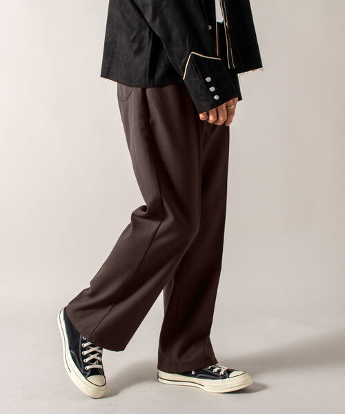 GLOSTER（グロスター）の「【GLOSTER/グロスター】スピンドルドレスジーンズ 5Pイージー フレアパンツ（その他パンツ・メンズ・ブラック/ダークブラウン/ダークグリーン・MEDIUM/LARGE）」の10枚目の写真