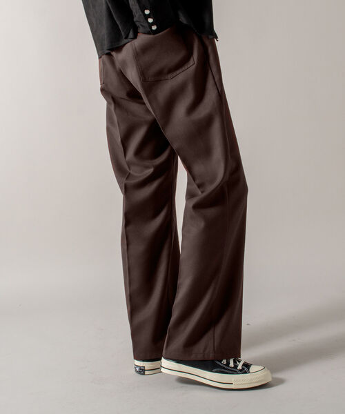 GLOSTER（グロスター）の「【GLOSTER/グロスター】スピンドルドレスジーンズ 5Pイージー フレアパンツ（その他パンツ・メンズ・ブラック/ダークブラウン/ダークグリーン・MEDIUM/LARGE）」の12枚目の写真