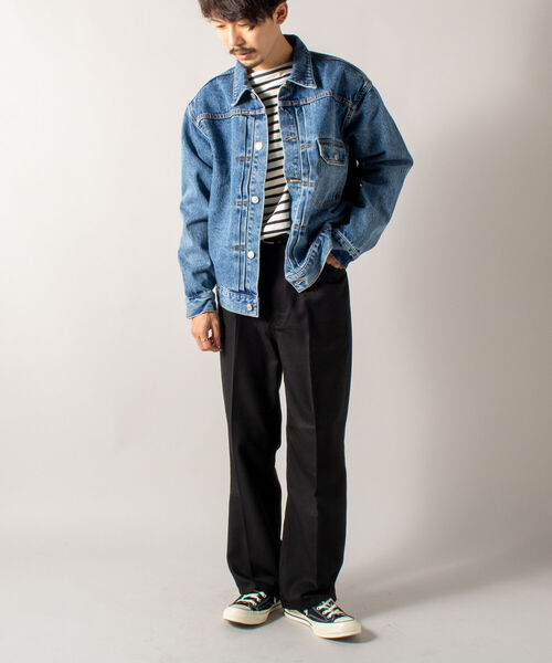 GLOSTER（グロスター）の「【GLOSTER/グロスター】スピンドルドレスジーンズ 5Pイージー フレアパンツ（その他パンツ・メンズ・ブラック/ダークブラウン/ダークグリーン・MEDIUM/LARGE）」の17枚目の写真