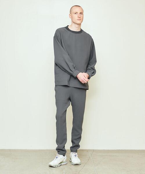 UNITED ARROWS & SONS（ユナイテッドアローズアンドサンズ）の「＜UNITED ARROWS & SONS by DAISUKE OBANA＞ Ⅰ TRACK PANTS/パンツ（その他パンツ・メンズ・ブラック/グレー・M/S/L/XL）」の9枚目の写真