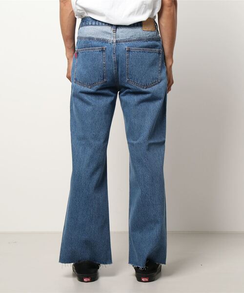 DANKE SCHON（ダンケシェーン）の「DankeSchon/ダンケシェーン/リメイクデニム/RemakeDenim frontboots（デニムパンツ・メンズ・ブラック/ブルー・MEDIUM/LARGE）」の5枚目の写真