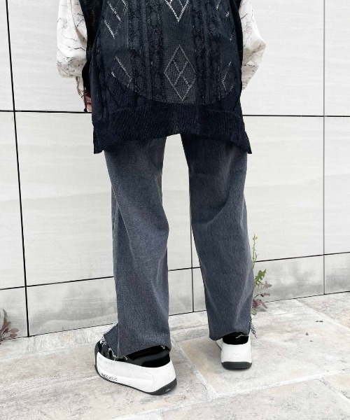 DANKE SCHON（ダンケシェーン）の「DankeSchon/ダンケシェーン/リメイクデニム/RemakeDenim frontboots（デニムパンツ・メンズ・ブラック/ブルー・MEDIUM/LARGE）」の7枚目の写真