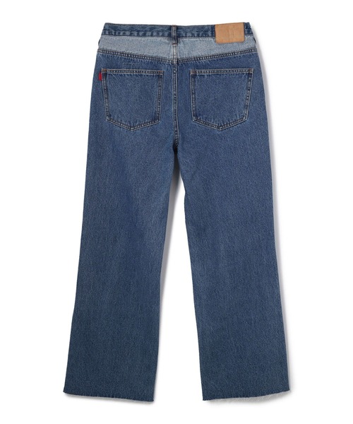 DANKE SCHON（ダンケシェーン）の「DankeSchon/ダンケシェーン/リメイクデニム/RemakeDenim frontboots（デニムパンツ・メンズ・ブラック/ブルー・MEDIUM/LARGE）」の12枚目の写真