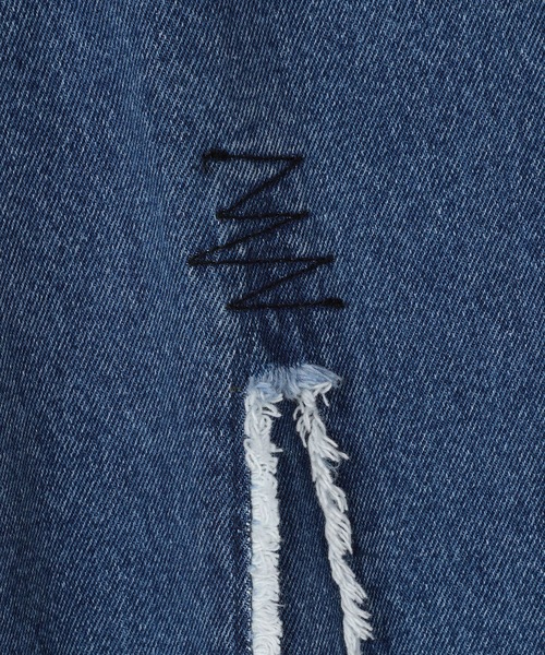 DANKE SCHON（ダンケシェーン）の「DankeSchon/ダンケシェーン/リメイクデニム/RemakeDenim frontboots（デニムパンツ・メンズ・ブラック/ブルー・MEDIUM/LARGE）」の20枚目の写真