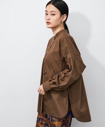 【アウトレット店舗・WEB限定】TCブロードバンドカラーロングシャツ