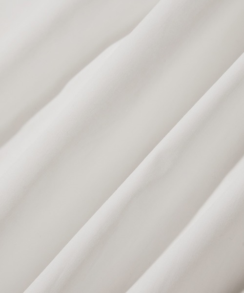 ADAM ET ROPE'(アダムエロペ)の「【アウトレット店舗・WEB限定】TCブロードバンドカラーロングシャツ(シャツ/ブラウス・レディース・ブラウン/ピンク/ホワイト・FREE)」の7枚目の写真