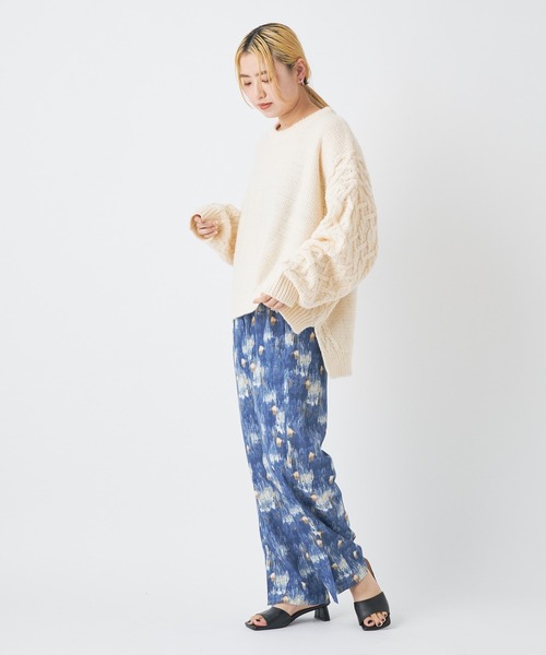 CIAOPANIC（チャオパニック）の「フロントスリットイージーパンツ（その他パンツ・レディース・ブラック/ピンク/ブルー・FREE）」の19枚目の写真