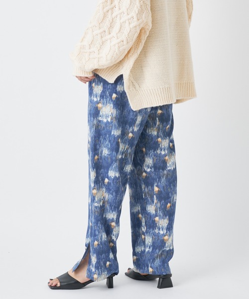 CIAOPANIC（チャオパニック）の「フロントスリットイージーパンツ（その他パンツ・レディース・ブラック/ピンク/ブルー・FREE）」の10枚目の写真