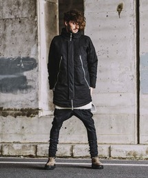 NO ID.（ノーアイディ）の「mj8228-ﾏﾙﾁｼｰﾑﾊｲｶﾗｰﾊｰﾌｺｰﾄ（その他アウター