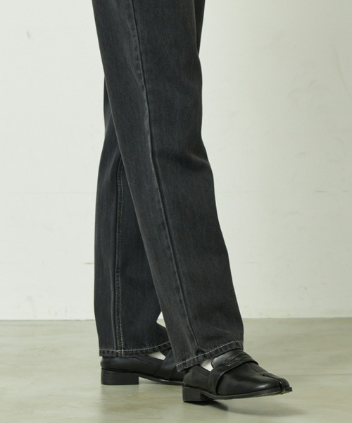 VACANCY（ヴァカンシー）の「Straight denim（デニムパンツ・レディース・ブラック/ブルー・SMALL/MEDIUM/MEDIUM/TALL）」の9枚目の写真