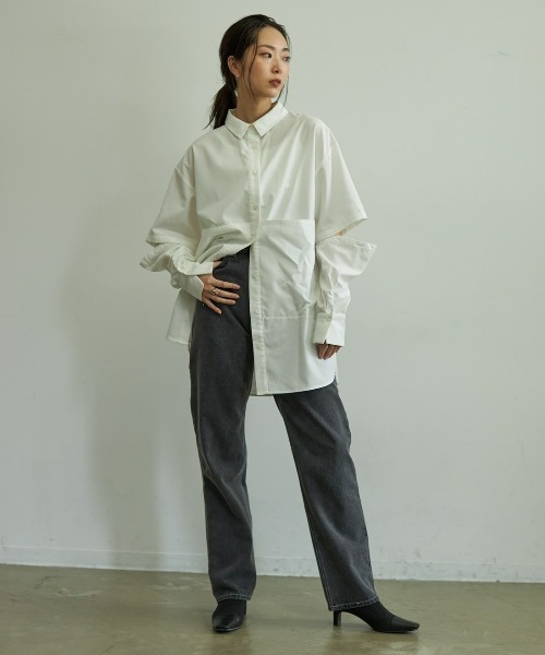 VACANCY（ヴァカンシー）の「Straight denim（デニムパンツ・レディース・ブラック/ブルー・SMALL/MEDIUM/MEDIUM/TALL）」の19枚目の写真