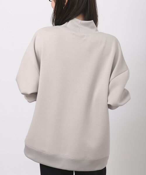 rps（アールピーエス）の「ダンボールハイネックワイドプルオーバー（スウェット・レディース・ブラック/ブラウン/ブルーグリーン/グレイッシュベージュ/チャコールグレー/グレイッシュブルー/カーキ・M/フリー）」の11枚目の写真