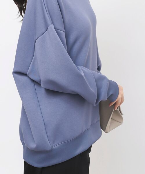 rps（アールピーエス）の「ダンボールハイネックワイドプルオーバー（スウェット・レディース・ブラック/ブラウン/ブルーグリーン/グレイッシュベージュ/チャコールグレー/グレイッシュブルー/カーキ・M/フリー）」の22枚目の写真