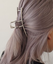 メタル ライン フレーム バンスクリップ/ヘアクリップ