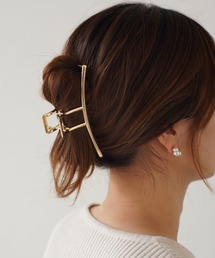 Port | メタル ライン フレーム バンスクリップ/ヘアクリップ(バレッタ/ヘアクリップ)