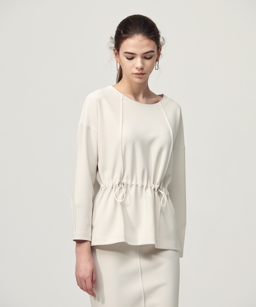 ACUD（アクド）の「【ACUD 】コンフォートストリングディテールブラウス / Comfort String Detail Blouse（シャツ/ブラウス・レディース・ブラック/オフホワイト/オリーブ・FREE）」の12枚目の写真