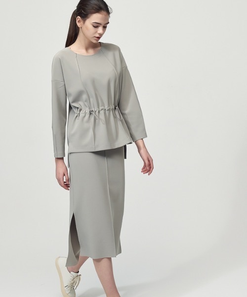 ACUD（アクド）の「【ACUD 】コンフォートストリングディテールブラウス / Comfort String Detail Blouse（シャツ/ブラウス・レディース・ブラック/オフホワイト/オリーブ・FREE）」の11枚目の写真