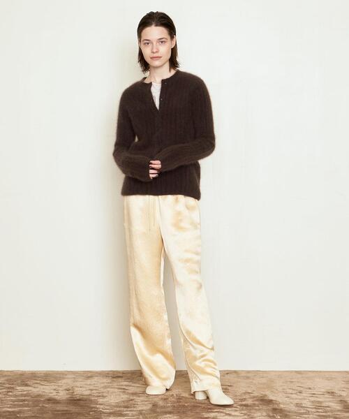 AEWEN MATOPH(イウエン マトフ)の「<AEWEN MATOPH(イウエン マトフ)>ラクーンファー ヘンリーネック リブニット◆(ニット/セーター・レディース・ライトピンク/ライム/オフホワイト/ダークブラウン・FREE)」の11枚目の写真