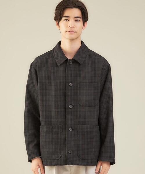 green label relaxing(グリーンレーベルリラクシング)の「<green label relaxing>C/Wカルゼ チェック カバーオール(カバーオール・メンズ・その他1・S/M/L/XL)」の3枚目の写真