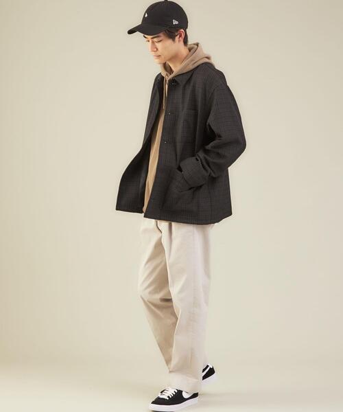 green label relaxing(グリーンレーベルリラクシング)の「<green label relaxing>C/Wカルゼ チェック カバーオール(カバーオール・メンズ・その他1・S/M/L/XL)」の4枚目の写真