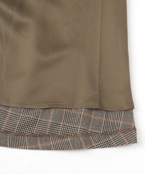 MACKINTOSH LONDON（マッキントッシュ ロンドン）の「ストレッチサキソニーチェックスカート（スカート・レディース・グリーン系その他5/ブラウン系その他4・40/38/36）」の6枚目の写真
