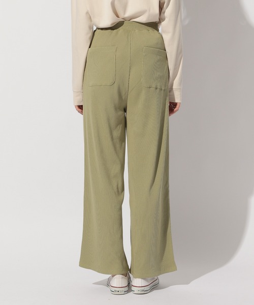 BAYFLOW(ベイフロー)の「カットリブパンツ(その他パンツ・レディース・ブラック/ベージュ/ブラウン/グリーン・SMALL/MEDIUM)」の10枚目の写真