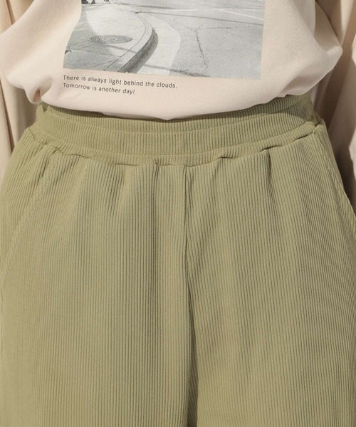 BAYFLOW(ベイフロー)の「カットリブパンツ(その他パンツ・レディース・ブラック/ベージュ/ブラウン/グリーン・SMALL/MEDIUM)」の11枚目の写真
