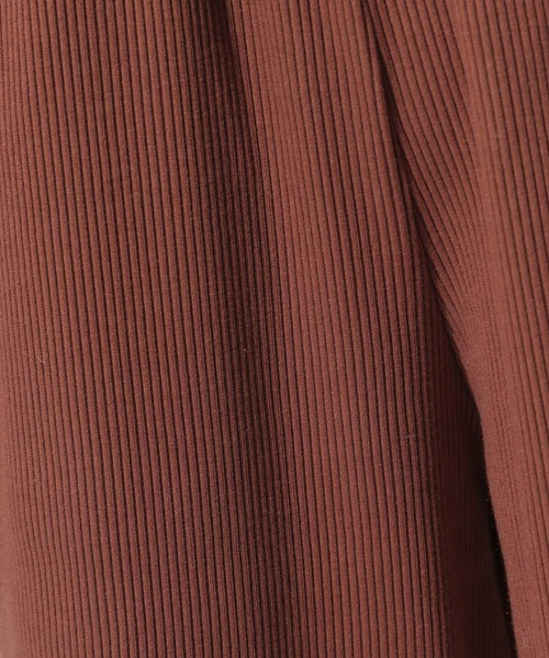 BAYFLOW(ベイフロー)の「カットリブパンツ(その他パンツ・レディース・ブラック/ベージュ/ブラウン/グリーン・SMALL/MEDIUM)」の17枚目の写真