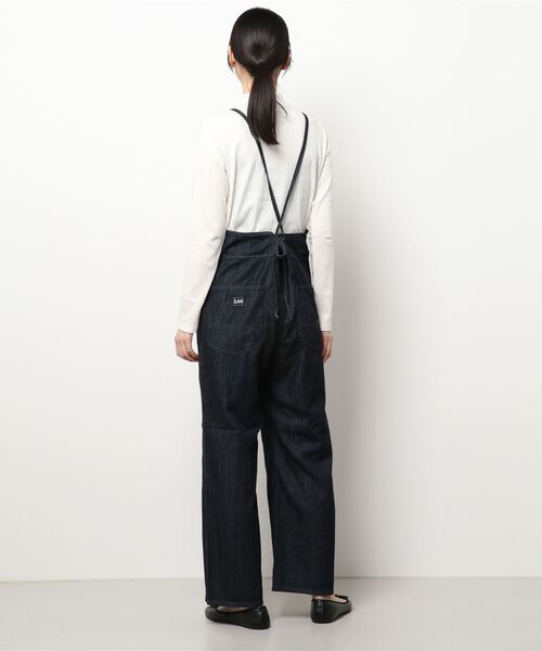 Lee（リー）の「【Lee】サロペットとロンTの2点セット（サロペット/オーバーオール・レディース・ノンウォッシュ・M/L）」の3枚目の写真