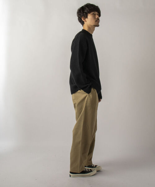 GLOSTER(グロスター)の「【GLOSTER/グロスター】Pure Shetland Wool モックネックプルオーバーニット(ニット/セーター・メンズ・ブラック/オフホワイト/オレンジ・LARGE/MEDIUM)」の20枚目の写真