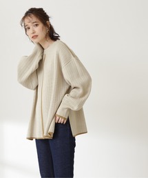 N.（N. Natural Beauty Basic） | ◆配色ライン切替ニット(ニット/セーター)