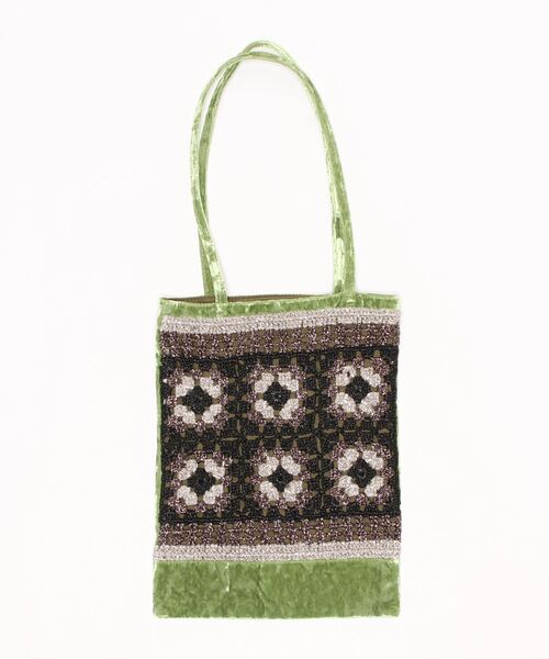 Casselini キャセリーニ ラメ糸パッチワークトートバッグ トートバッグ Casselini キャセリーニ のファッション通販 Zozotown