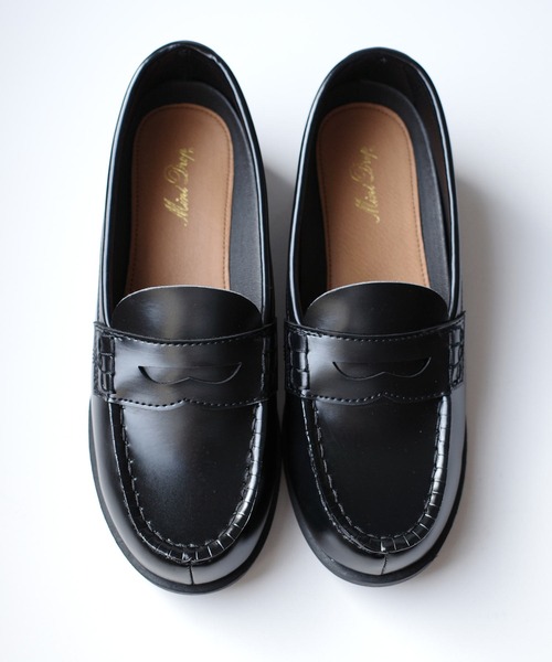 AmiAmi(アミアミ)の「学生ローファー/コインローファー/通学/学生靴(ローファー・レディース・ブラウン/ブラック・22.5cm/23cm/23.5cm/24cm/24.5cm/25cm)」の18枚目の写真