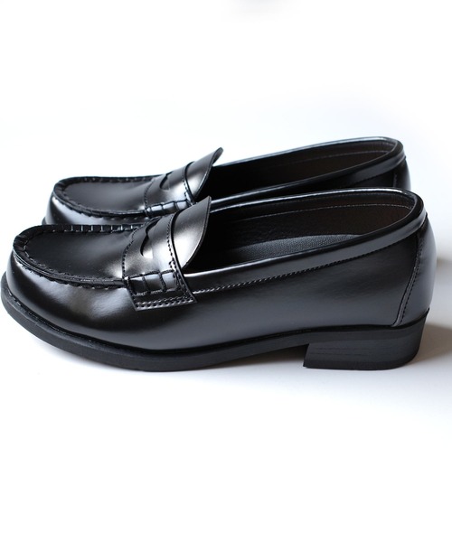 AmiAmi(アミアミ)の「学生ローファー/コインローファー/通学/学生靴(ローファー・レディース・ブラウン/ブラック・22.5cm/23cm/23.5cm/24cm/24.5cm/25cm)」の22枚目の写真